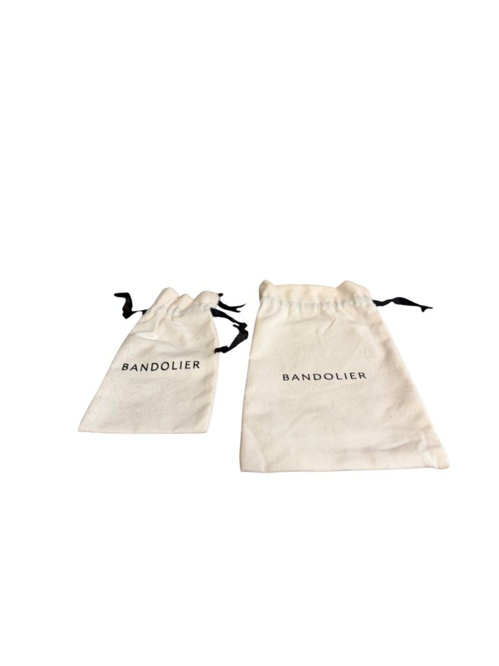 Bandolier Drawstring Bags Med Small Office White Black String Dust Bag dustbag